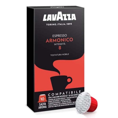 Кофе в капсулах Lavazza Espresso Armonico для Nespresso, 10 капсул