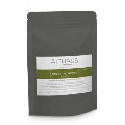 Чай зеленый листовой Althaus Superior White Белый чай 70 гр